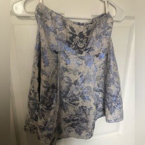 Ark & co metallic tapestry skirt